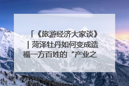 《旅游经济大家谈》｜菏泽牡丹如何变成造福一方百姓的“产业之花”“富民之花”？