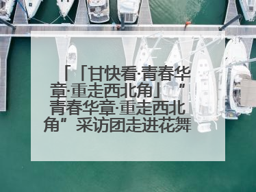 「甘快看·青春华章·重走西北角」“青春华章·重走西北角”采访团走进花舞南山 探寻天水乡村振兴之路