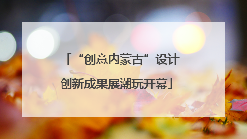 “创意内蒙古”设计创新成果展潮玩开幕