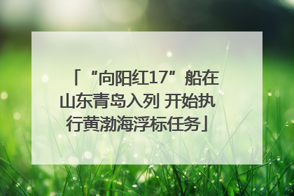 “向阳红17”船在山东青岛入列 开始执行黄渤海浮标任务