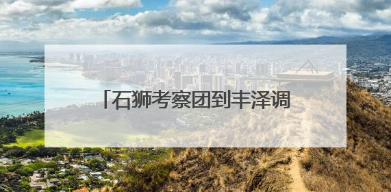 石狮考察团到丰泽调研蟳埔民俗文化村