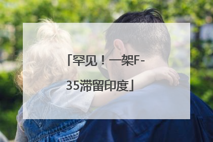 罕见！一架F-35滞留印度