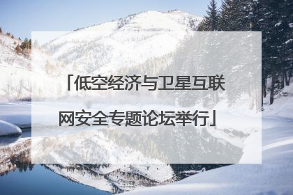 低空经济与卫星互联网安全专题论坛举行