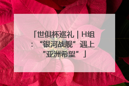 世俱杯巡礼｜H组：“银河战舰”遇上“亚洲希望”