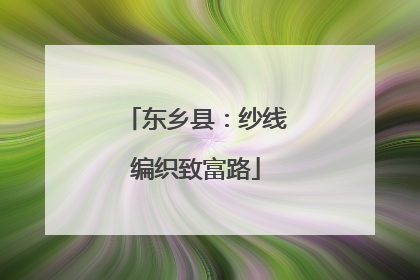 东乡县：纱线编织致富路