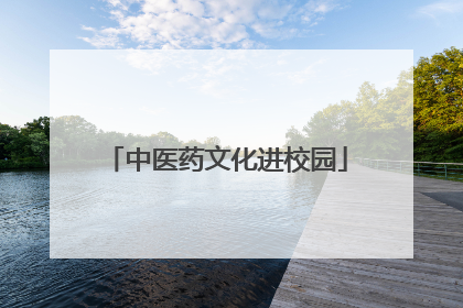 中医药文化进校园