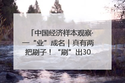 中国经济样本观察·一“业”成名｜真有两把刷子！“刷”出30亿级“颜值经济”