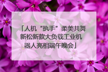 人机“执手”柔美共舞 新松新款大负载工业机器人亮相端午晚会
