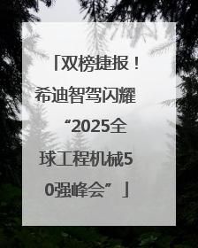 双榜捷报！希迪智驾闪耀“2025全球工程机械50强峰会”