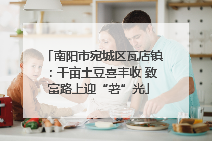 南阳市宛城区瓦店镇:千亩土豆喜丰收 致富路上迎“薯”光