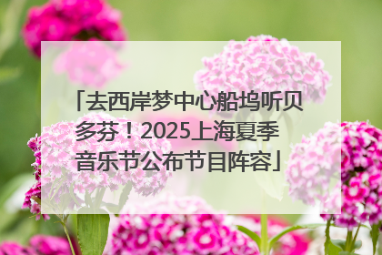 去西岸梦中心船坞听贝多芬！2025上海夏季音乐节公布节目阵容