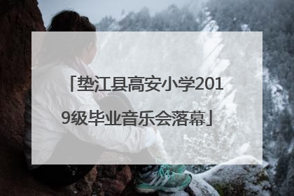 垫江县高安小学2019级毕业音乐会落幕
