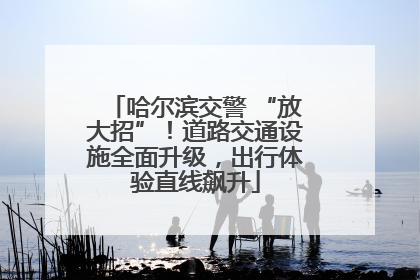 哈尔滨交警 “放大招”！道路交通设施全面升级，出行体验直线飙升