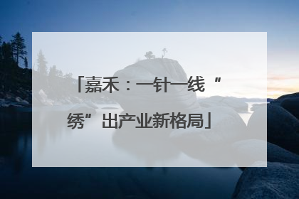 嘉禾：一针一线“绣”出产业新格局