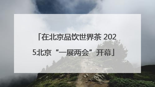 在北京品饮世界茶 2025北京“一展两会”开幕