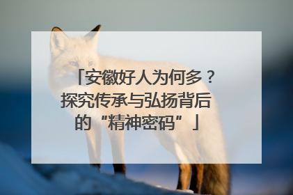 安徽好人为何多？探究传承与弘扬背后的“精神密码”