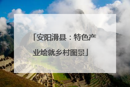安阳滑县：特色产业绘就乡村图景