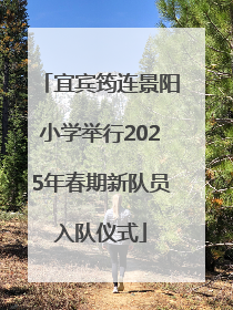 宜宾筠连景阳小学举行2025年春期新队员入队仪式