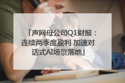 声网母公司Q1财报：连续两季度盈利 加速对话式AI场景落地