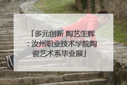 多元创新 陶艺生辉：汝州职业技术学院陶瓷艺术系毕业展