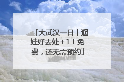大武汉一日︱遛娃好去处＋1！免费，还无需预约