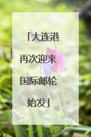 大连港再次迎来国际邮轮始发