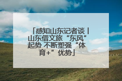 感知山东记者谈丨山东借文旅“东风”起势 不断塑强“体育+”优势