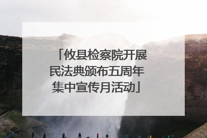 攸县检察院开展民法典颁布五周年集中宣传月活动