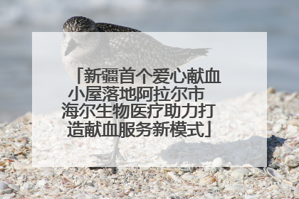 新疆首个爱心献血小屋落地阿拉尔市 海尔生物医疗助力打造献血服务新模式