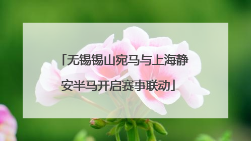 无锡锡山宛马与上海静安半马开启赛事联动
