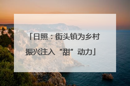 日照：街头镇为乡村振兴注入“甜”动力