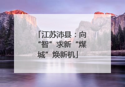 江苏沛县：向“智”求新“煤城”焕新机