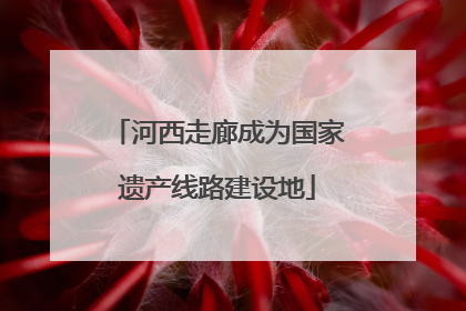 河西走廊成为国家遗产线路建设地