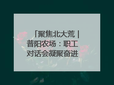 聚焦北大荒｜普阳农场：职工对话会凝聚奋进“强磁场”