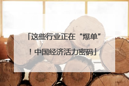 这些行业正在“爆单”！中国经济活力密码