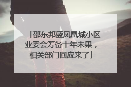 邵东邦盛凤凰城小区业委会筹备十年未果，相关部门回应来了