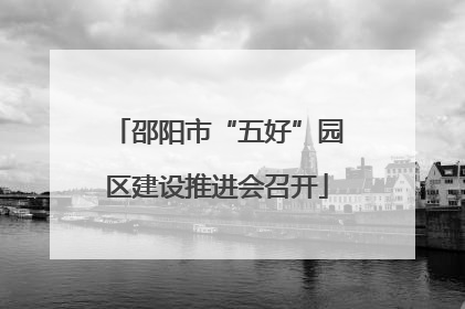 邵阳市“五好”园区建设推进会召开