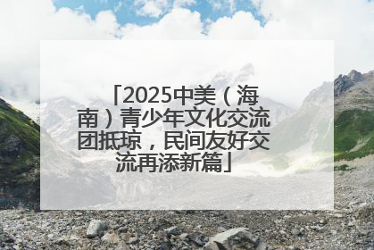 2025中美（海南）青少年文化交流团抵琼，民间友好交流再添新篇