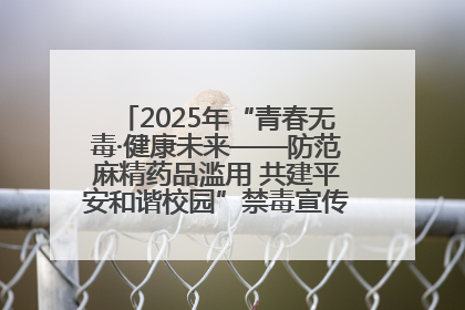 2025年“青春无毒·健康未来——防范麻精药品滥用 共建平安和谐校园”禁毒宣传专题活动在咸宁举行