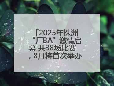 2025年株洲“厂BA”激情启幕 共38场比赛，8月将首次举办全国邀请赛